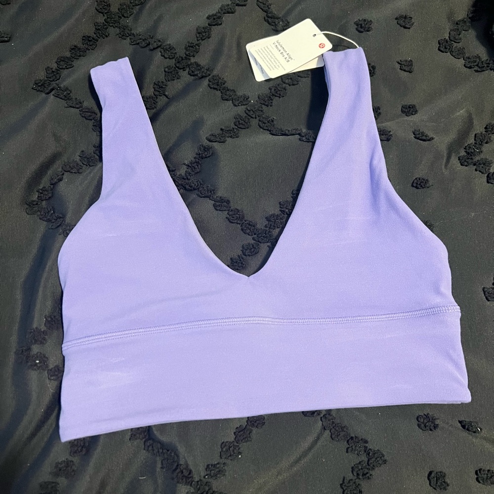 Lavender LuluLemon Align V-Neck Sports Bra